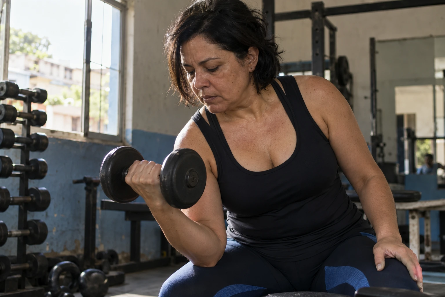 Treino de musculação